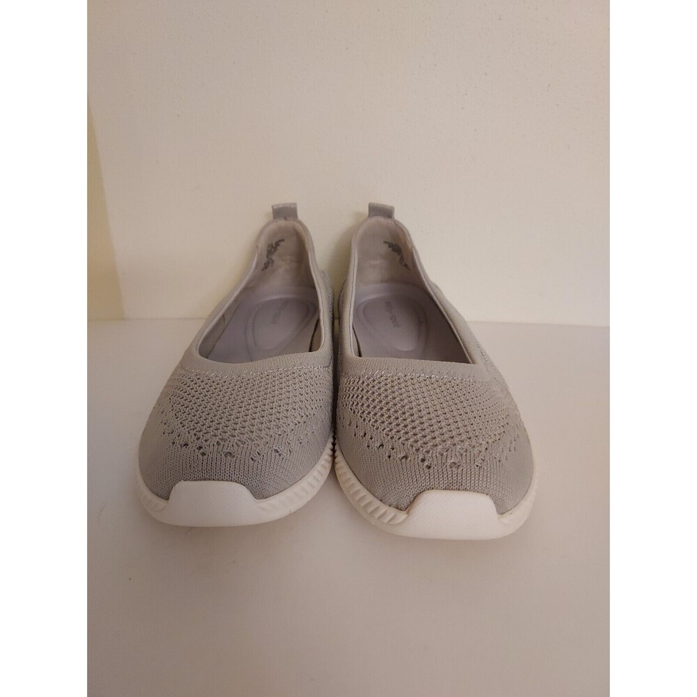 Easy Spirit Gray and White Women's Sneakers - Picture 4 of 7